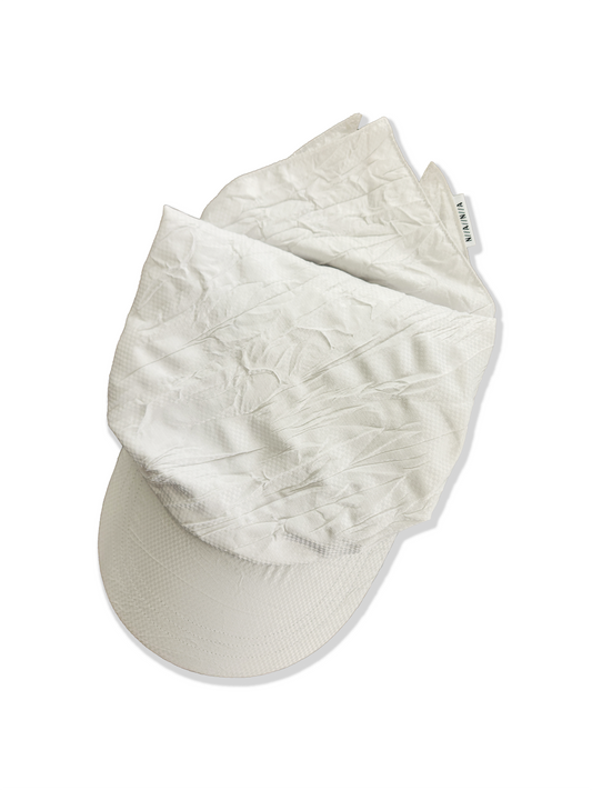 Nylon Crinkle Cap - Mid length